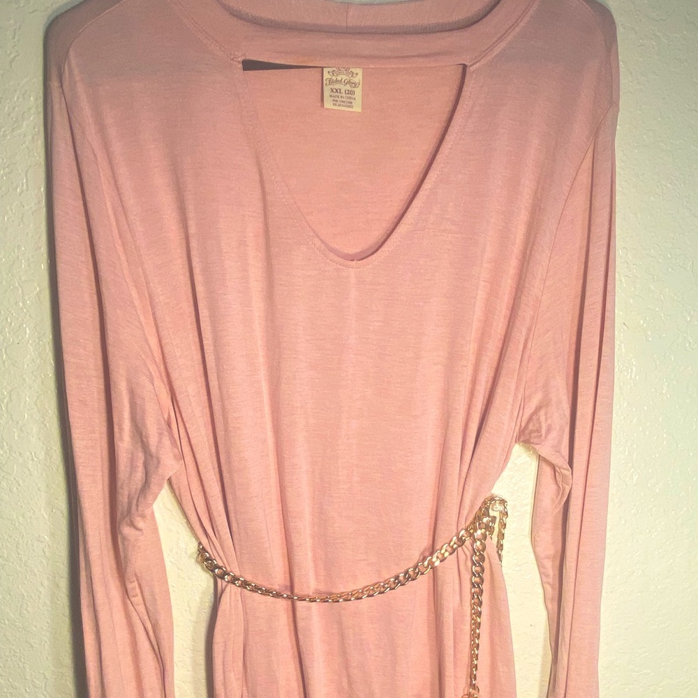 Long Sleeve Blush Shirt